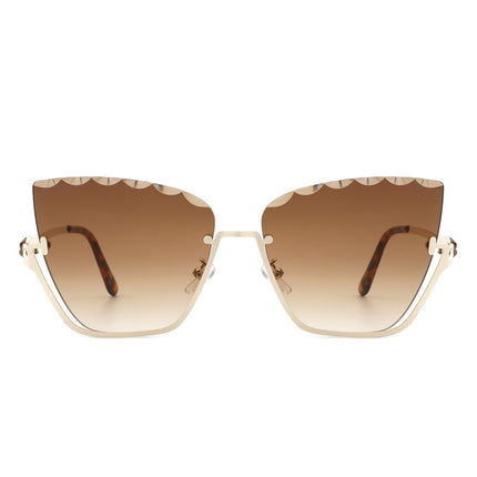 Irregular Square Cat Eye Sunglasses
