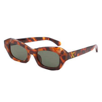 Retro Narrow Cat Eye Sunglasses