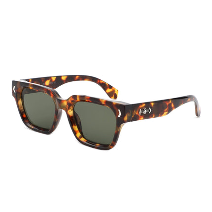 Retro Thick Frame Square Sunglasses