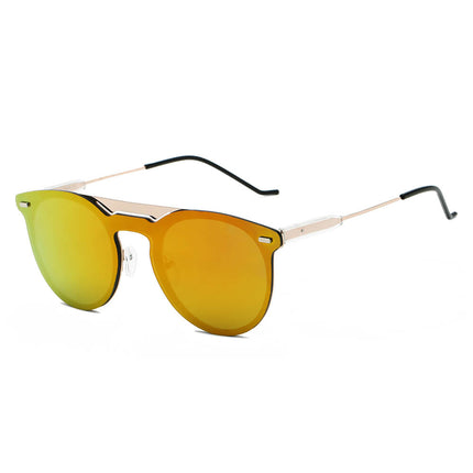 Retro Mirrored Round Sunglasses