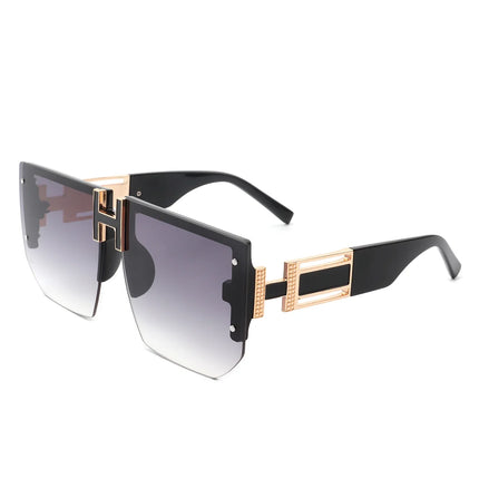 Oversized Flat Top Sunglasses