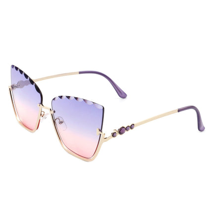 Irregular Square Cat Eye Sunglasses