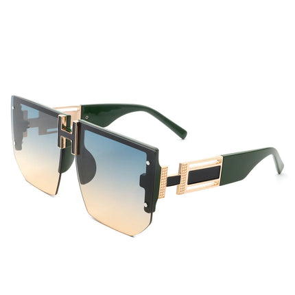 Oversized Flat Top Sunglasses