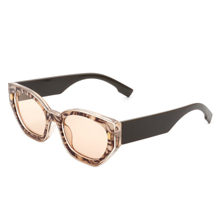 Geometric Retro Cat Eye Sunglasses