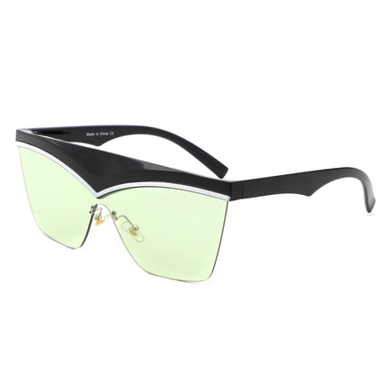 Lythia Semi-Rimless Flat Top Sunglasses