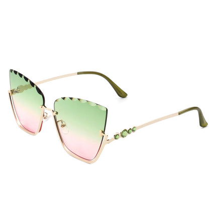 Irregular Square Cat Eye Sunglasses