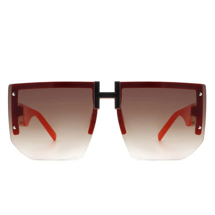 Oversized Flat Top Sunglasses