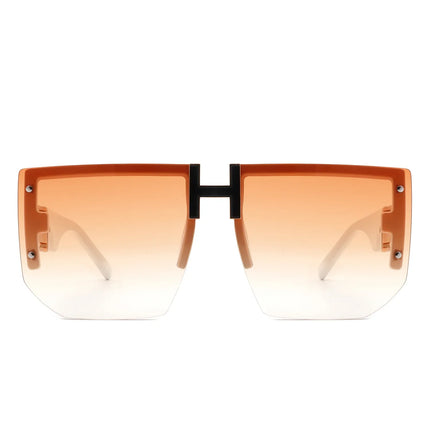 Oversized Flat Top Sunglasses