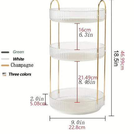 360° Rotating Skincare, Perfume & Beauty Organiser