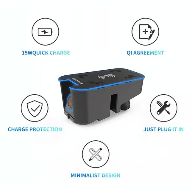 NNEIDS Wireless Charger For Volvo Xc60 / Xc90 - 15W