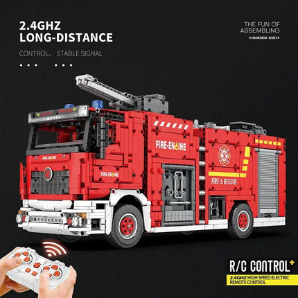 City Airport Fire Truck Large Building Blocks Set Toys-2888 Pieces
