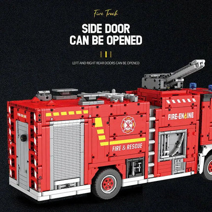 City Airport Fire Truck Large Building Blocks Set Toys-2888 Pieces