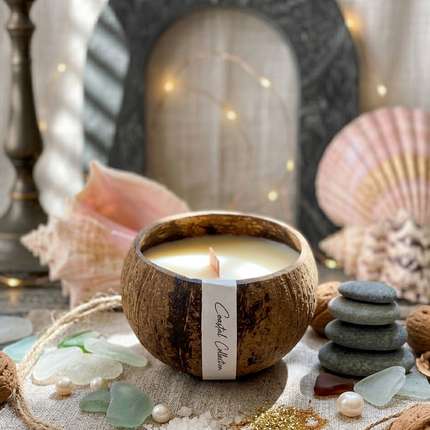 Coconut Shell Candle | Sustainable Home Decor