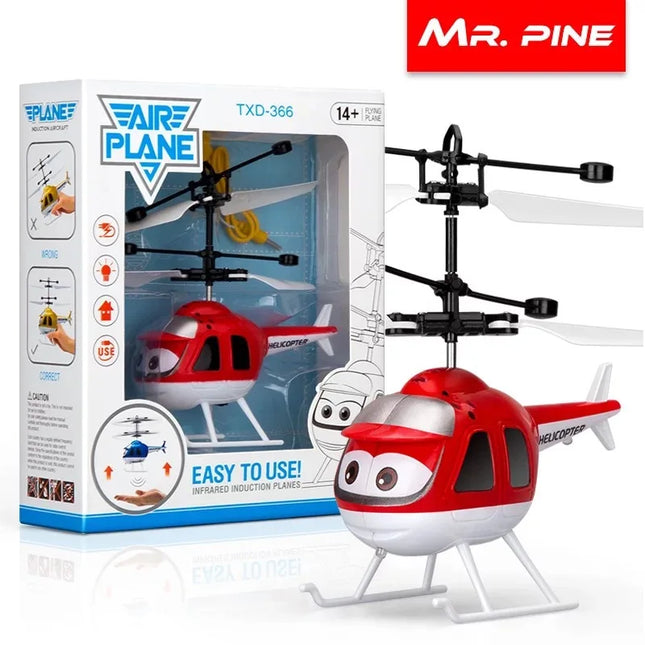 LED Induction Flying Helicopter Toy