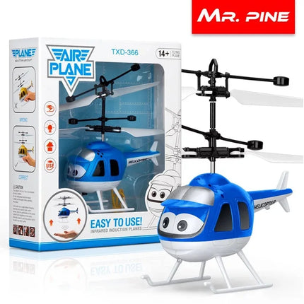 LED Induction Flying Helicopter Toy