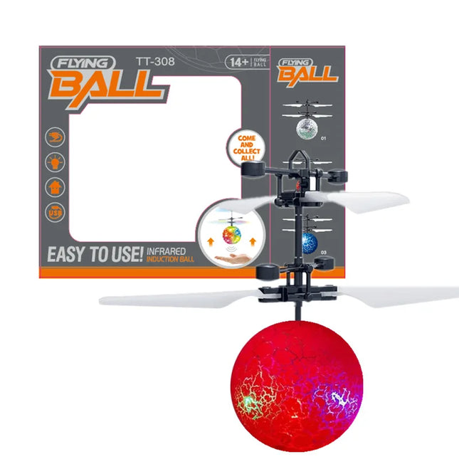 LED Induction Flying Helicopter Toy