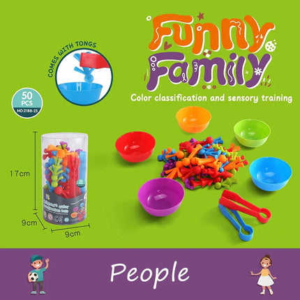 Colorful Rainbow Counting Bears