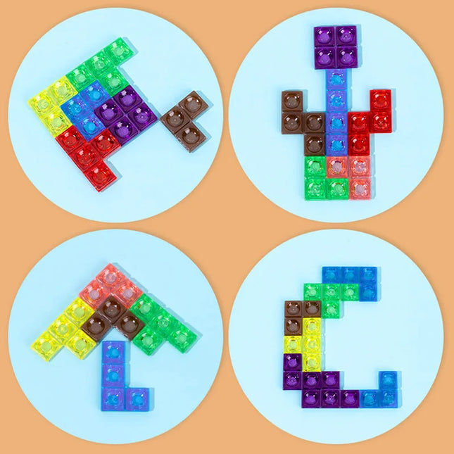 Colorful Tetris Cognitive Puzzle Game