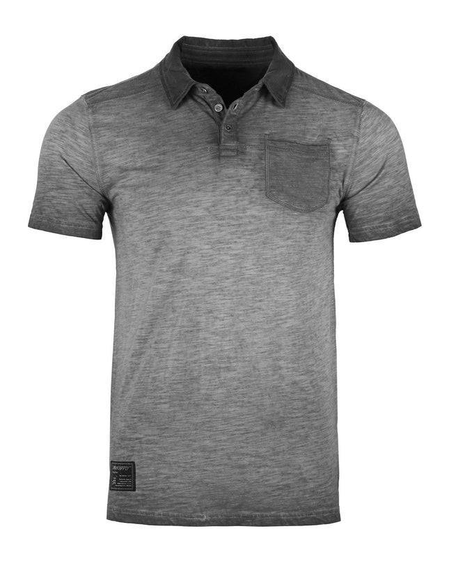 Men’s Vintage Henley Pocket Polo