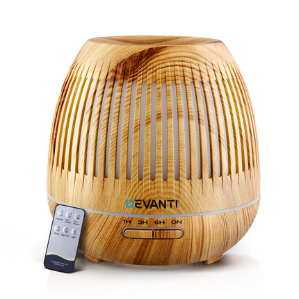 NNEDSZ Aroma Essential Oils Air Humidifier LED Light 400ml