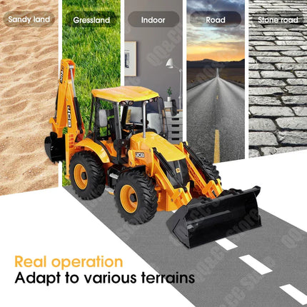 RC Backhoe Loader Excavator Truck