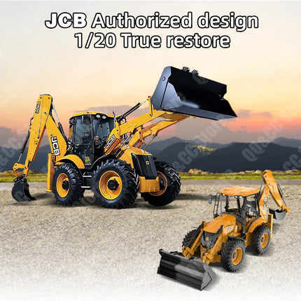 NNEOBA RC Backhoe Loader Excavator Remote Control Truck