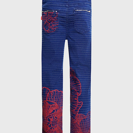 Eternal Flowers Distressed Jeans