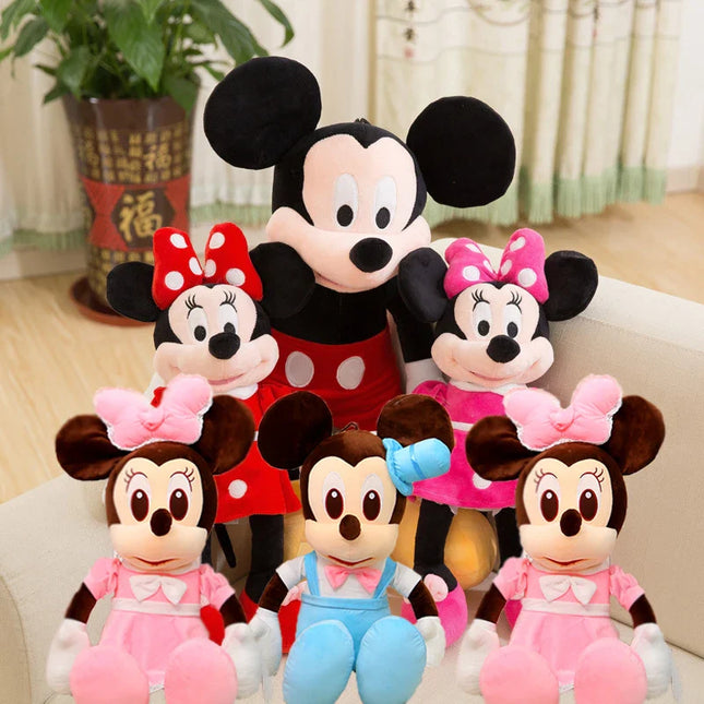 Cartoon Mouse Couple Plush Toy Set