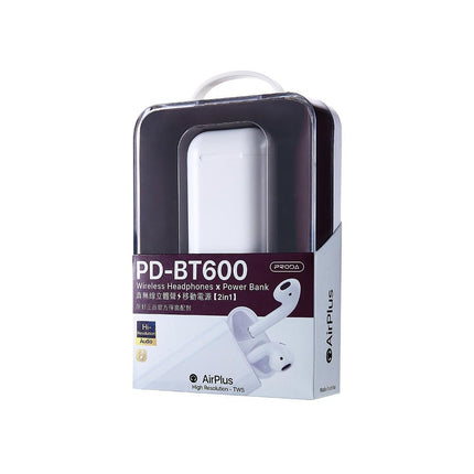 NNEIDS Wireless Bluetooth Earphone With Power Bank - Pd-Bt600 Air Plus