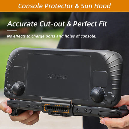 NNEIDS 3-In-1 Gaming Console Protector With Sun Hood And Kickstand