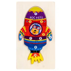 Educational Wooden 3D Car Puzzle
