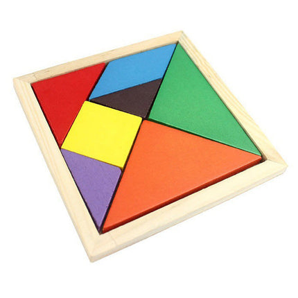 Educational Wooden Tangram Puzzle for Infants