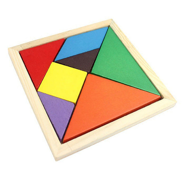 Educational Wooden Tangram Puzzle for Infants
