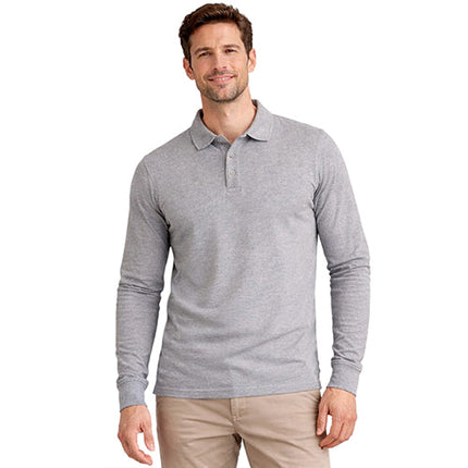 Men’s Long Sleeve Cotton Polo