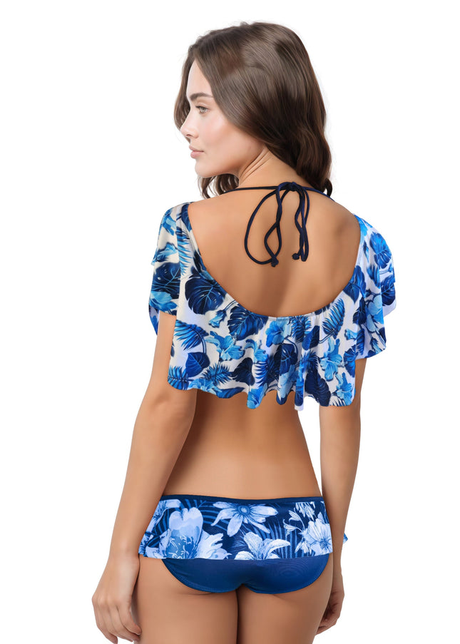 Loco Boutique 3D Flower Off Shoulder Bandeau Top