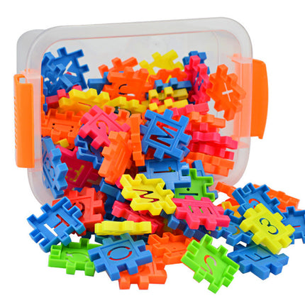 Funny DIY Building Blocks Set for Kids - 110pcs Mosaic Toy with Large Particles