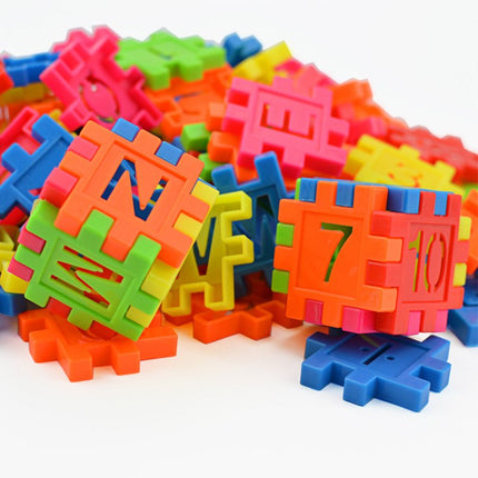 Funny DIY Building Blocks Set for Kids - 110pcs Mosaic Toy with Large Particles