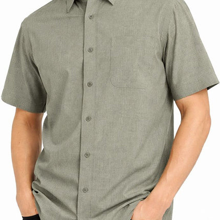Melange Casual Short Sleeve Shirt