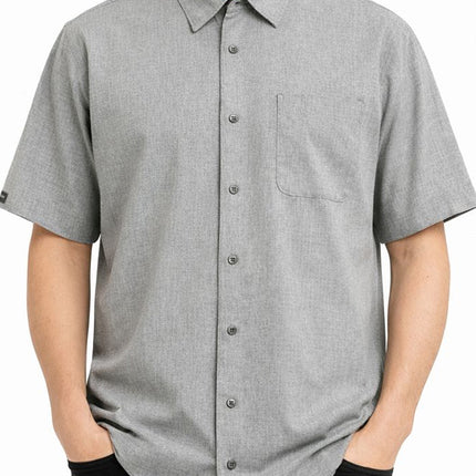 Melange Casual Short Sleeve Shirt