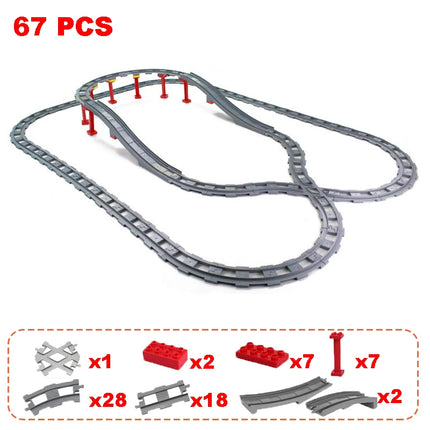 Large Building Block Train Set