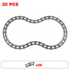 20pcs train track