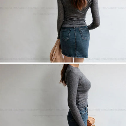 Women's Sheer Long Sleeve T-Shirt