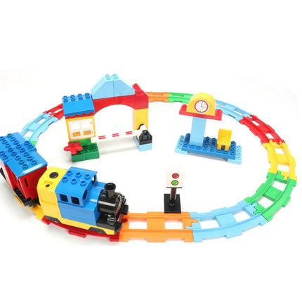 Large Building Block Train Set