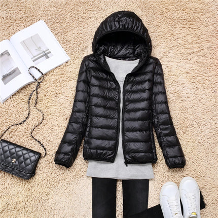 Women's Lightweight Hooded Puffer Jacket