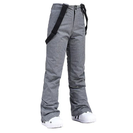 Men Women Winter Thick Warm Skiing Pants