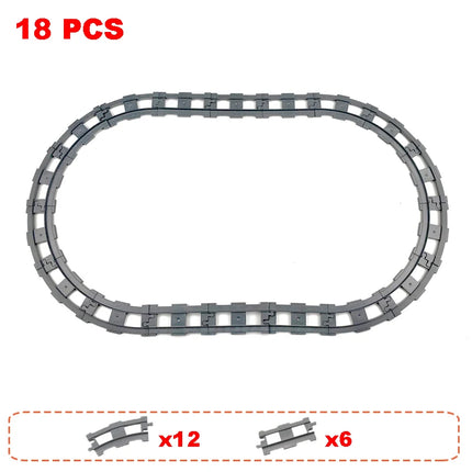 Large Building Block Train Set