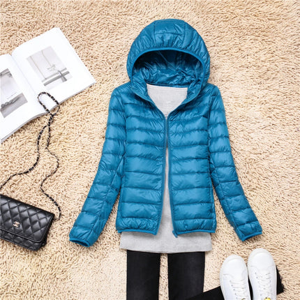 Women's Lightweight Hooded Puffer Jacket