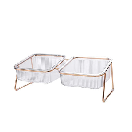 Raised Double Pet Bowl