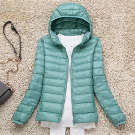 Women's Lightweight Hooded Puffer Jacket
