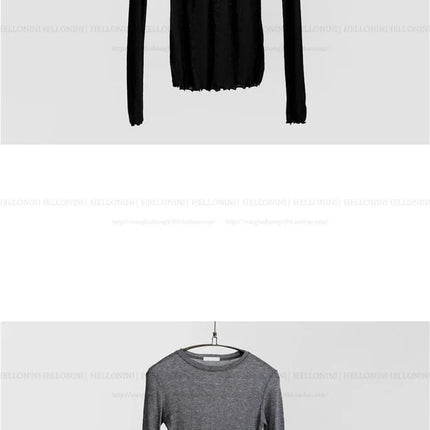 Women's Sheer Long Sleeve T-Shirt